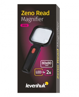 Лупа для чтения Levenhuk Zeno Read ZR10, черная