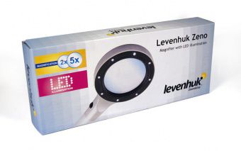 Лупа Levenhuk Zeno 400, 2/4x, 88/21 мм, 2 LED, металл