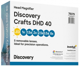 Лупа налобная Discovery Crafts DHD 40