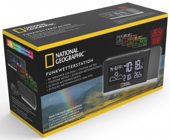 Метеостанция Bresser National Geographic Multi Color с проектором
